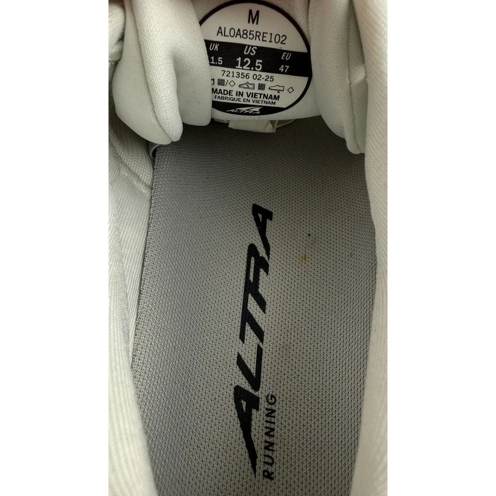 Altra Experience Flow 2 AL0A85RE102 White 12.5D Men's Sneakers Running Shoes #58
